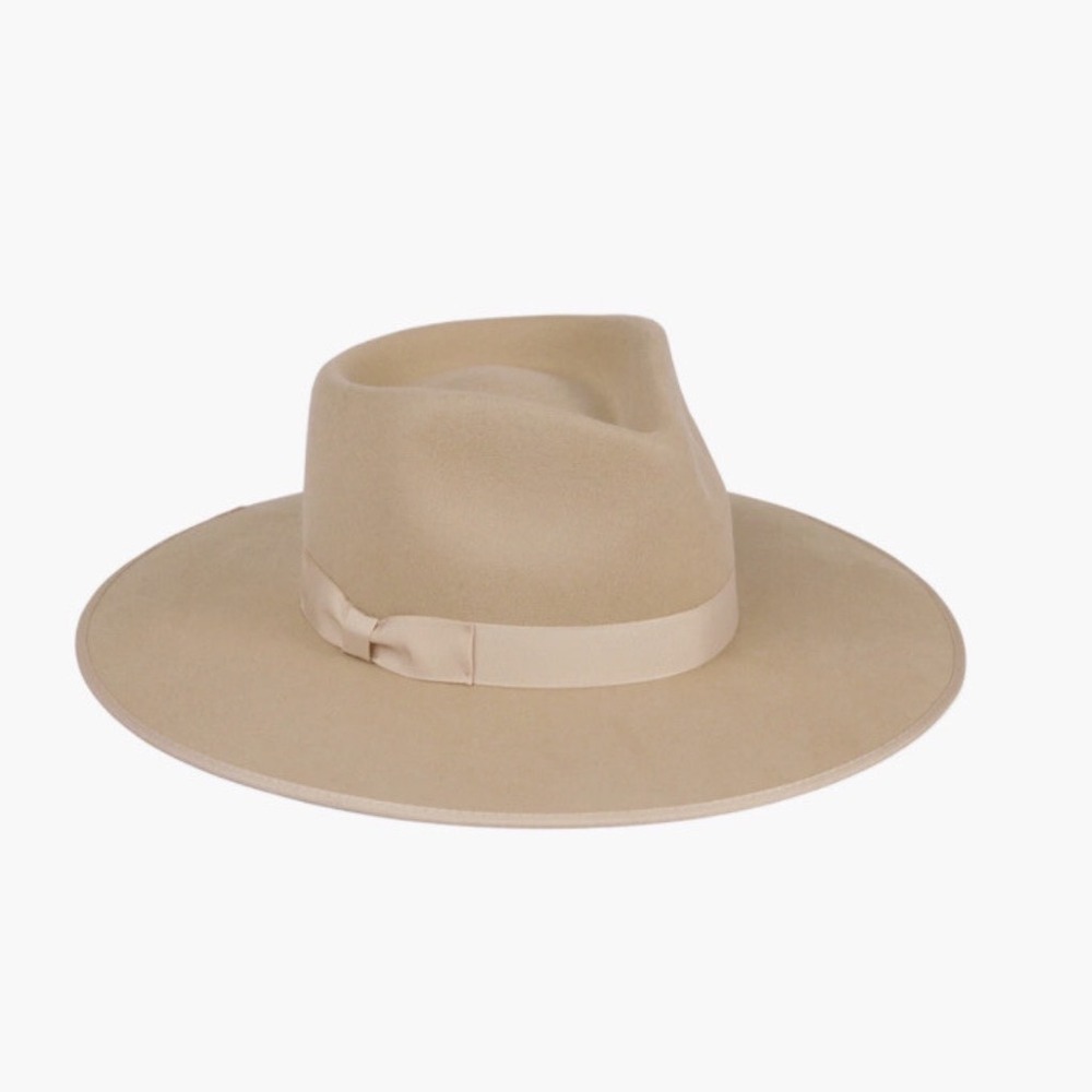 Lack of Color Caramel Rancher Hat Wool Fedora Tan Small Slight Flaw